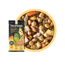 Hagen Hari Tropimix Cockatiels I Lovebirds - Zbilansowany Pokarm Premium Z Granulatem Dla Nimf I Innych Mniejszych Papug 908G