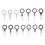 Worgeous 14 Pcs Extractor Electrical Disconnect Pliers Ejector Tools 1