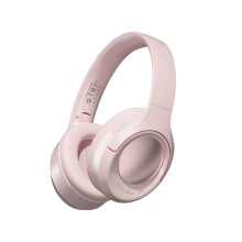 Wireless Headset V5.2 with Noise-Cancelling Mic, ANC, Mic Mute & USB Dongle—Compatible with Computer/Phone