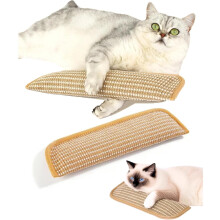 Catnip Chew Toy with Organic Catnip Sisal Kicker Pillow