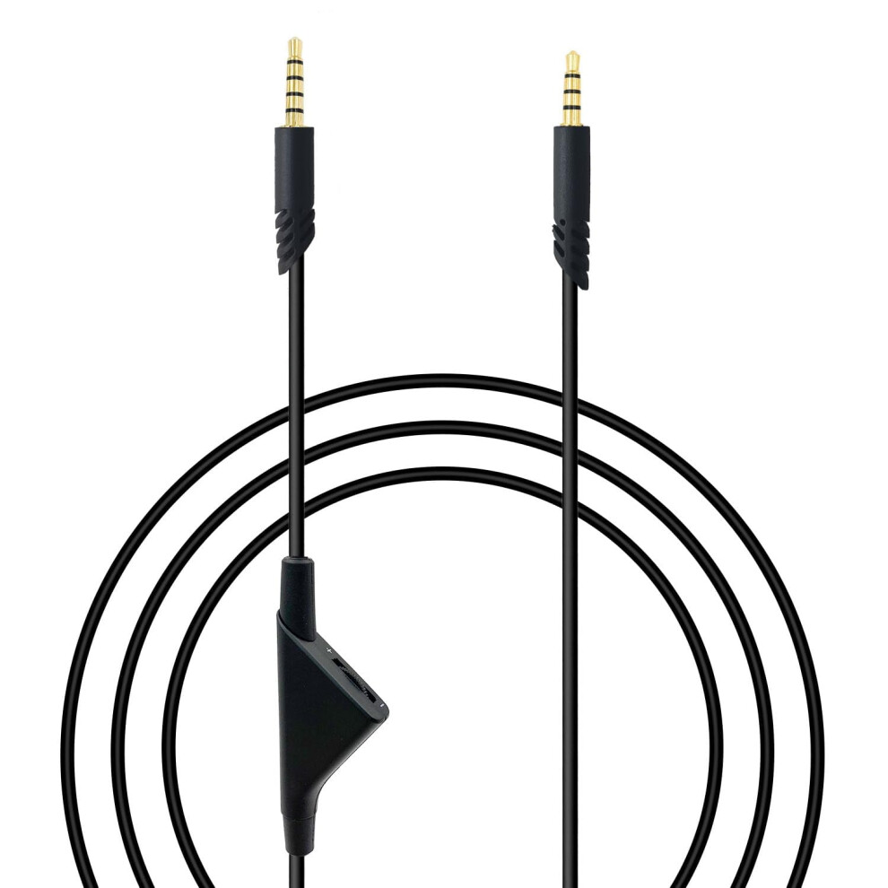 Replacement Audio Cable Cord Compatible With Astro A40 A40tr A10 Gaming Headset Ps4 Ps5 Xbox With In Volume Control,6.5Ft Black 9180479742029