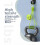 Σχοινί ζιζανιοκτόνου συμβατό με Ryobi ONE+ AC80RL3, πετονιά κοπής 0,08" (6 καρούλια + καπάκι) 5