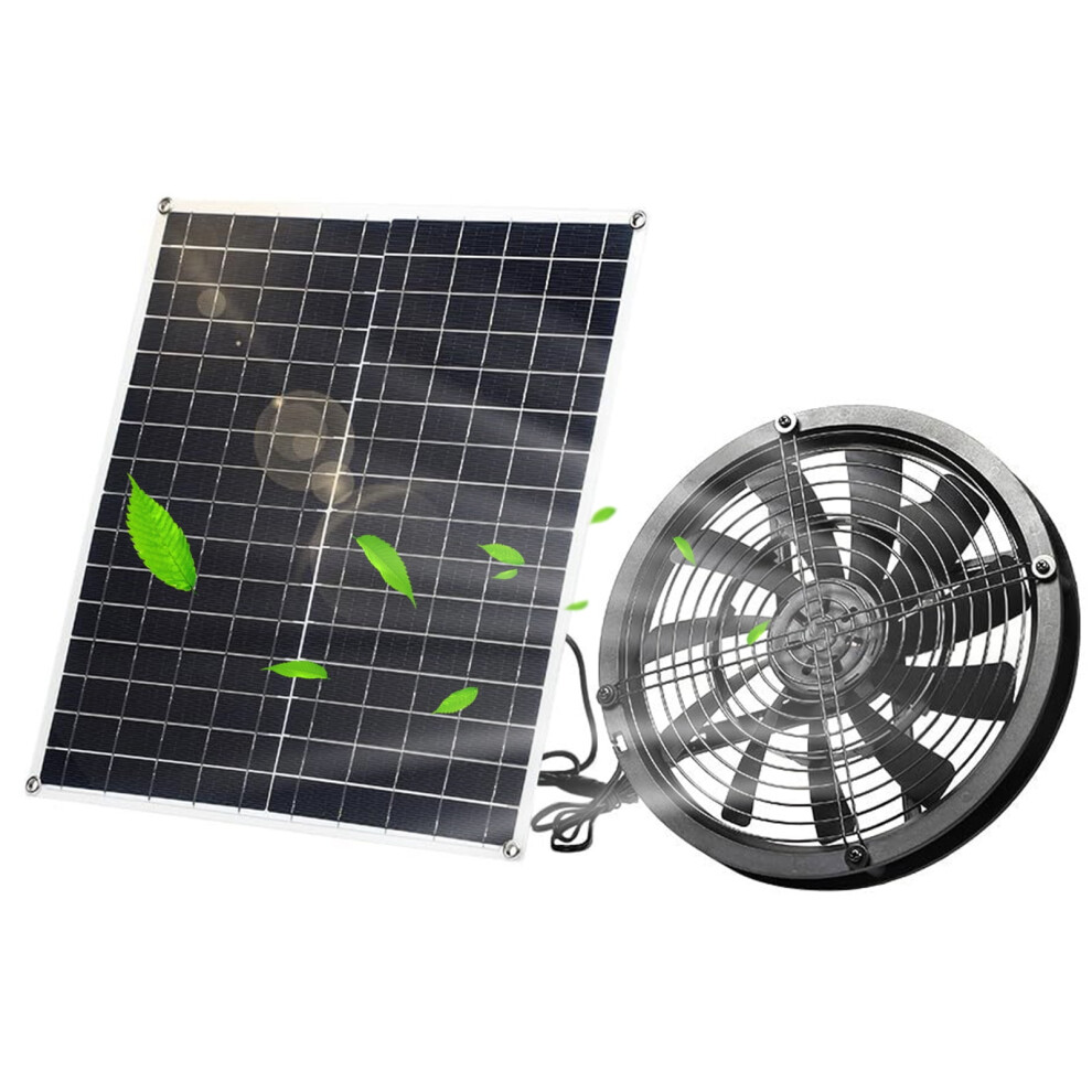 Ip65 Waterproof 3000 Rpm 20W Panel Fan Kit Â Compatible With Rvs, Animals, Solar Power 9557311405341