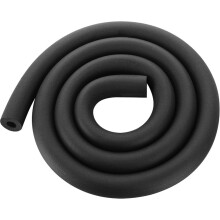 Black Foam Pipe Insulation Tube Outdoor Water Heater Pipe Cover Pre Slit Heat Insulation Sleeve For Ac Solar Hvac Pipe