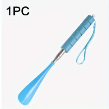 1pc Retractable Stainless Steel Shoe Horn – Durable, Bend-Free Wear Assistant for Pregnant Women, Seniors & Mobility Issues – Compatible with All
