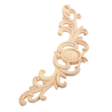 GOOHOCHY Elegant Khaki Wood Appliques for Furniture with Intricate Carved Designs and Craftsmanship 6.5x6.5 Inches