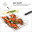 Φορητή ψησταριά BBQ Worgeous1Pc με ξύλινα πόδια για σταθερό και αξιόπιστο ψήσιμο στη 3
