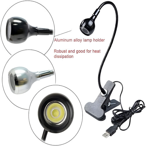 Λάμπα πολυμερισμού UV LED HIBIBUD USB3W για νύχια με τζελ 1