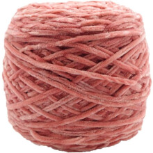250g Chenille Velvet Yarn (Army) – Bulky, Vegan, Soft, Polyester-Cotton Blend for Knitting & Crochet – Compatible with All Hand Tools