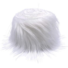 1 Roll Craft Fluffy Fabric Dwarf Beard Making Fabric Faux Fur Craft Fabric Xmas Stocking Making Fabric Doll Beard Making Material