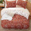 Housse de couette King – Réversible à motif floral en polyester 3