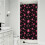 Cortina de chuveiro floral Pioneer Flower 36x72 polegadas com 12 1