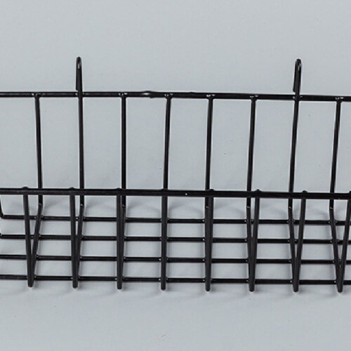 Ράφι αποθήκευσης πλέγματος 1 τεμάχιο 23x10x8cm σιδερένια επιτοίχια για χρήση από 1