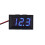 HEVIRGO DC4.5V-30V0.56 tommer skærm2-tråds mini LED digitalt voltmeter panel spændingsmåler 7
