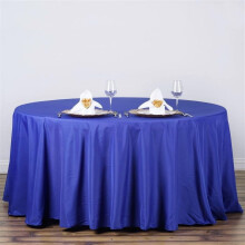 Nappe ronde bleu royal BalsaCircle 120" pour la Journée des anciens combattants, Fête nationale américaine (4 juillet).