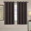 Blackout Curtains Chocolate Brown 52"x63" 1 Panel 1