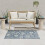 Χαλί Home Aloha Blue 2'8" x 4' - Εύκολο καθάρισμα, Δεν ρίχνει χνούδι, Υπνοδωμάτιο, Σαλόνι, 2