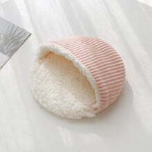 Syksy Talvi Lämmin Kiinteä Fleece-sänkymatto Pehmeä Nukkainen Nukkumissänky Pyöreä Muotoinen Pienelle Eläimelle Siilille Hamsterille Kanille