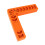Régua de ângulo reto FRCOLOR Corner Practical Angle Tool 15x15cm Laranja 4