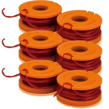 Worx (6er-Pack) Wa0004 10-Fuß-Trimmerspule, 2er-Pack für Wg150 # Wa0004-3Pk