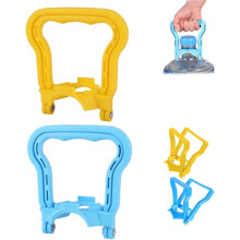 Porte-bouteille d'eau antidérapant de 5 gallons, lève-bouteille ergonomique avec poignée facile à saisir – Compatible avec les bonbonnes d'eau