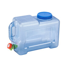 Draagbare watercontainer van 8 liter met kraan, blauw