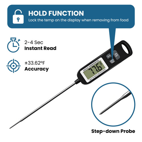 Digital mattermometer med 5,2 tums sond 1