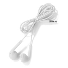 Wired Earbuds Earphones with Noise Canceling Mic 3.5mm Jack (White)