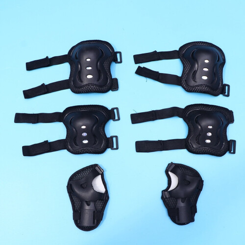 Set di protezione per skateboard e monopattino per bambini: casco, ginocchiere e 2