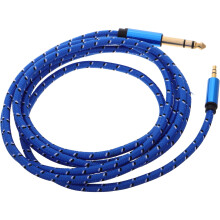 Audio Cable 3.5 Mm To 6.5 Mm Audio Cable Male To Male Stereo Cable For Car Stereo Guitar Amp Mixer And Mobile Devices