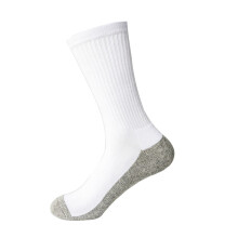 Men's Athletic Socks Summer Fall Thin Breathable Low Cut Solid Color Comfortable Fitted Casual Sports Socks Crew Socks(White,Free Size)