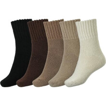 Meias de cano alto femininas para o inverno, grossas e quentinhas, perfeitas para usar com botas. Ótima opção de presente de Natal.