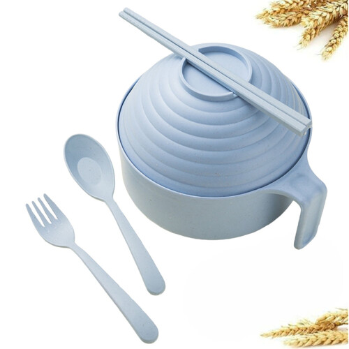 Σετ μπολ Ramen 37oz με ξυλάκια και κουτάλι, βραστήρας ζυμαρικών μικροκυμάτων,