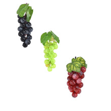 grappes de raisins artificiels en mousse, réalistes, pour la décoration de la maison et de la cuisine, les centres de table de mariage, les fêtes