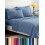 Σετ Σεντόνια Διπλά XL Coronet Blue 4 Τεμαχίων με Βαθιά Τσέπη 1