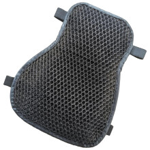 Motorfietszadelkussen, ademend, zonwerend, schokabsorberend, verkoelend, dubbellaags, antislip, comfortabel, geschikt voor cruiser- en sportmotoren.
