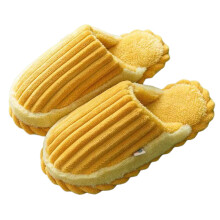 Zapatillas de algodón para mujer talla 12, pantuflas de pana para parejas, zapatillas de algodón afelpadas y cálidas, suelas suaves,