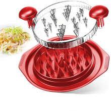 Chicken Shredder Tool Twist – 9.8", Dishwasher Safe, Anti-Slip, Heat Resistant, BPA Free, Red