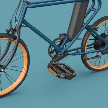 Pedais de bicicleta OUNONA, plataformas para os pés fáceis de desmontar para uso em estrada.