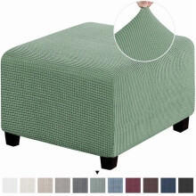 méretű, négyzet alakú, jacquard, tartós, testreszabott, rugalmas lábtartó, oszmánhuzat, összecsukható tárolószék, bútorvédő huzat