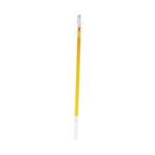 Viskelige gelblækrefills 0,7 mm, kompatibel med FriXion- og friktionspenne, til planlæggere og krydsord, gul, 1 stk.
