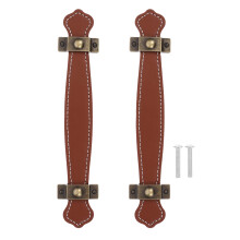 Sangle de poignée de bagage vintage Taxenne marron (2 pièces)