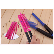 HEMOTON V-Shaped Clamp Comb for -Free Hair, Straightening and Reducing Split Ends Effectively