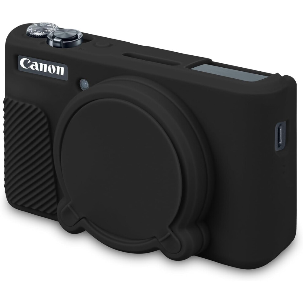 Silicone Camera Case For Powershot Sx740/ Sx730 Digital Camera, Sx740 Soft Cover Rubber Sleeve With Removable Lens Cover, 9496895041401