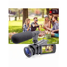 Digitale Videokamera DV100HD 1080P, 16 MP, externes Mikrofon, geeignet für Familie/Reisen/Weihnachten