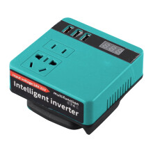 Battery Power Inverter, Outdoor Work Inverter with Current Display, Charger Adapter Battery Powered Outlet for Outdoor Camping