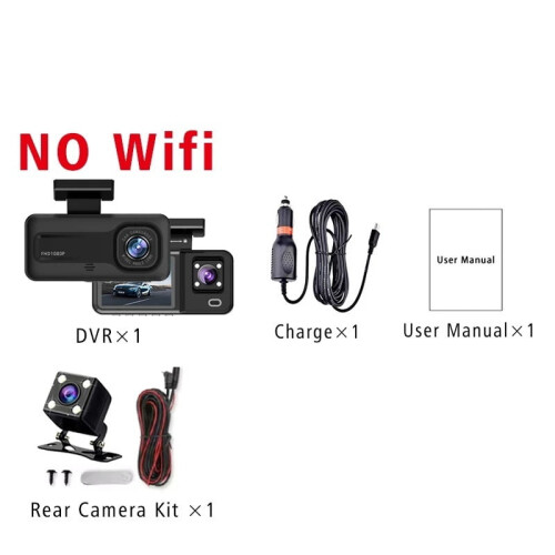 3Κάμερα αυτοκινήτου DVR1080P3Φακός καναλιού στο εσωτερικό της κάμερας ταμπλό