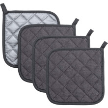 Lot de 4 maniques de cuisine résistantes à la chaleur, pour la cuisson au four. Maniques en tissu pour la cuisson et la pâtisserie.