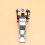 Pedal de bumbo simples de metal para bateristas, 30 x 8 cm (11,8 x 3,1 polegadas). 3
