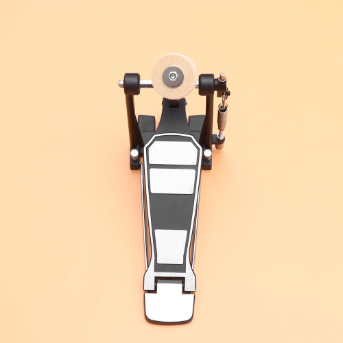 Pedal de bumbo simples de metal para bateristas, 30 x 8 cm (11,8 x 3,1 polegadas). 2